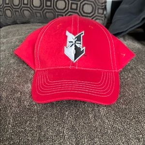 Red Indianapolis Indians basketball hat